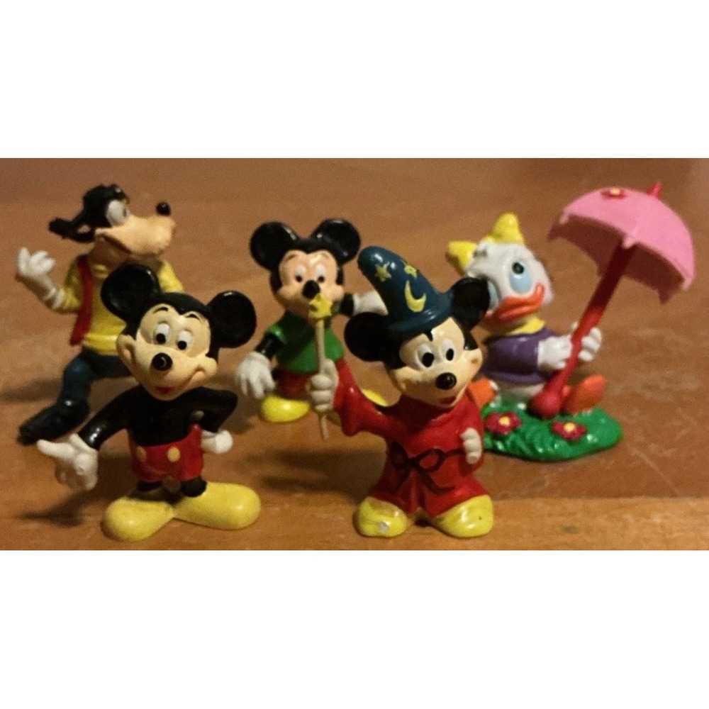 Small Lot Of 9 Disney‎ PVC Figures, Mickey Mouse, Donald Duck, Goofy, Tallest 3" - Picture 3 of 13